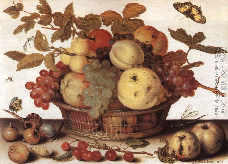 Balthasar Van Der Ast : Graphic Fruit Basket